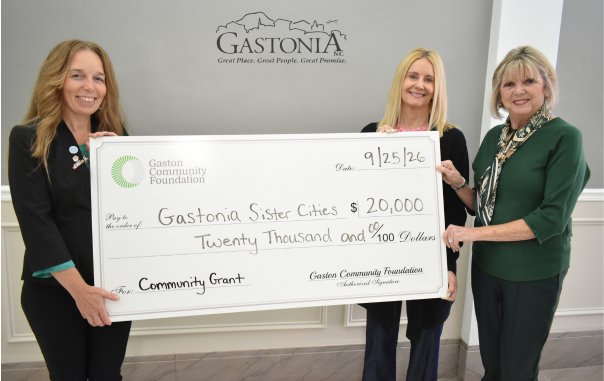 City Receives $65,000 in Grants from Gaston Community Foundation