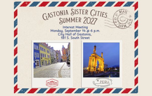 Gastonia Sister Cities Now Accepting Applications for 2027 Exchange Program