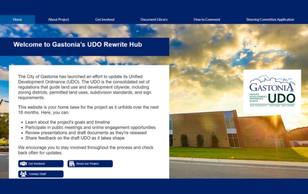 City of Gastonia Seeks Residents to Help Shape Future Development