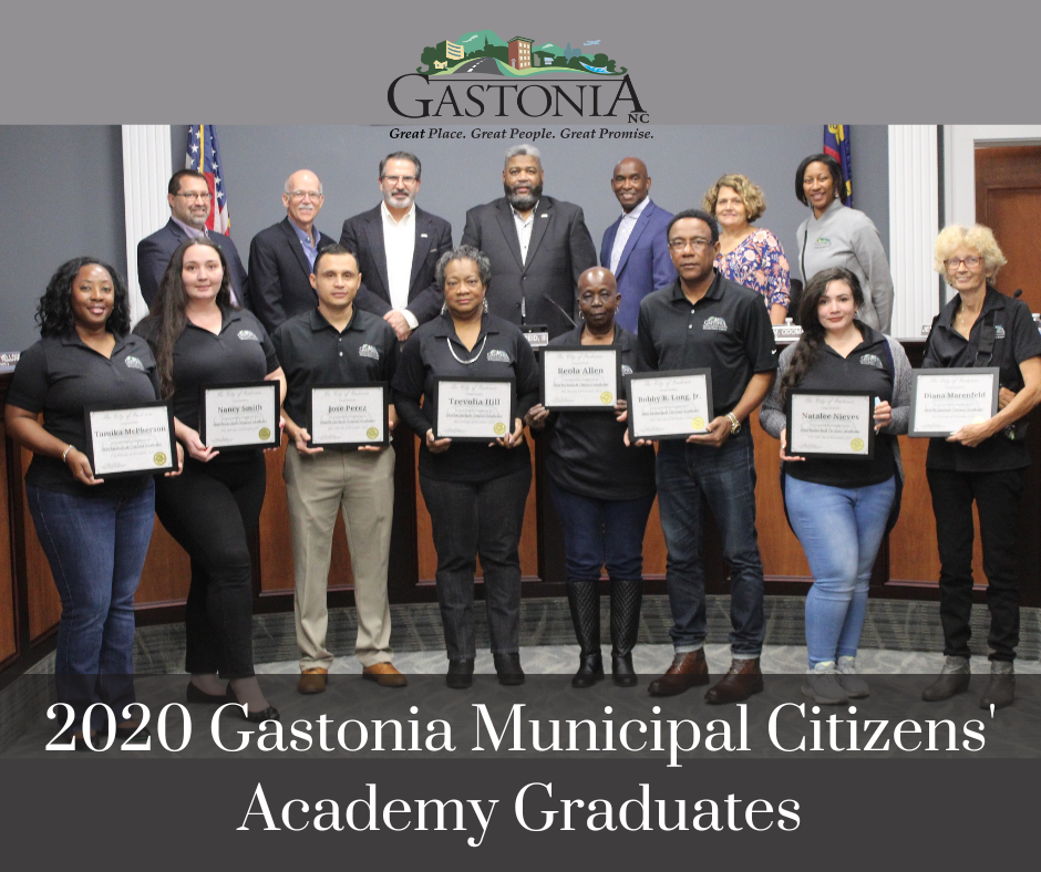 2020 Gastonia Citizens Academy Grads