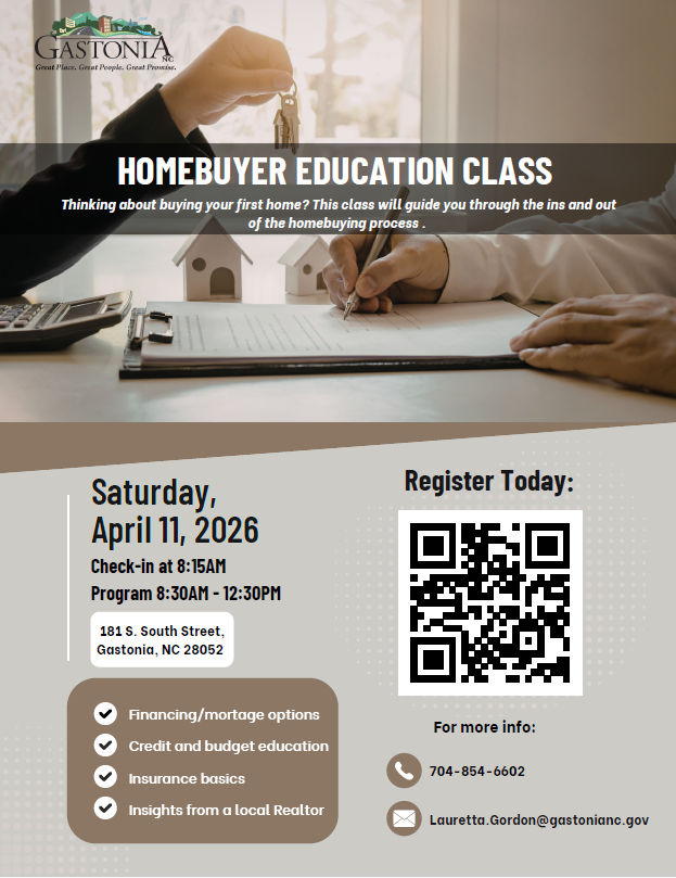 April Homebuyer Education Class Flyer