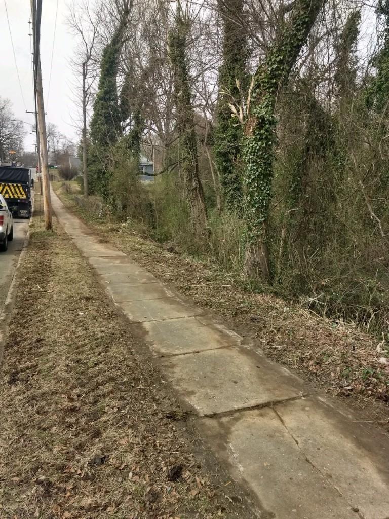 Sidewalk Right of Way After Rankin Ave 2 18 2019