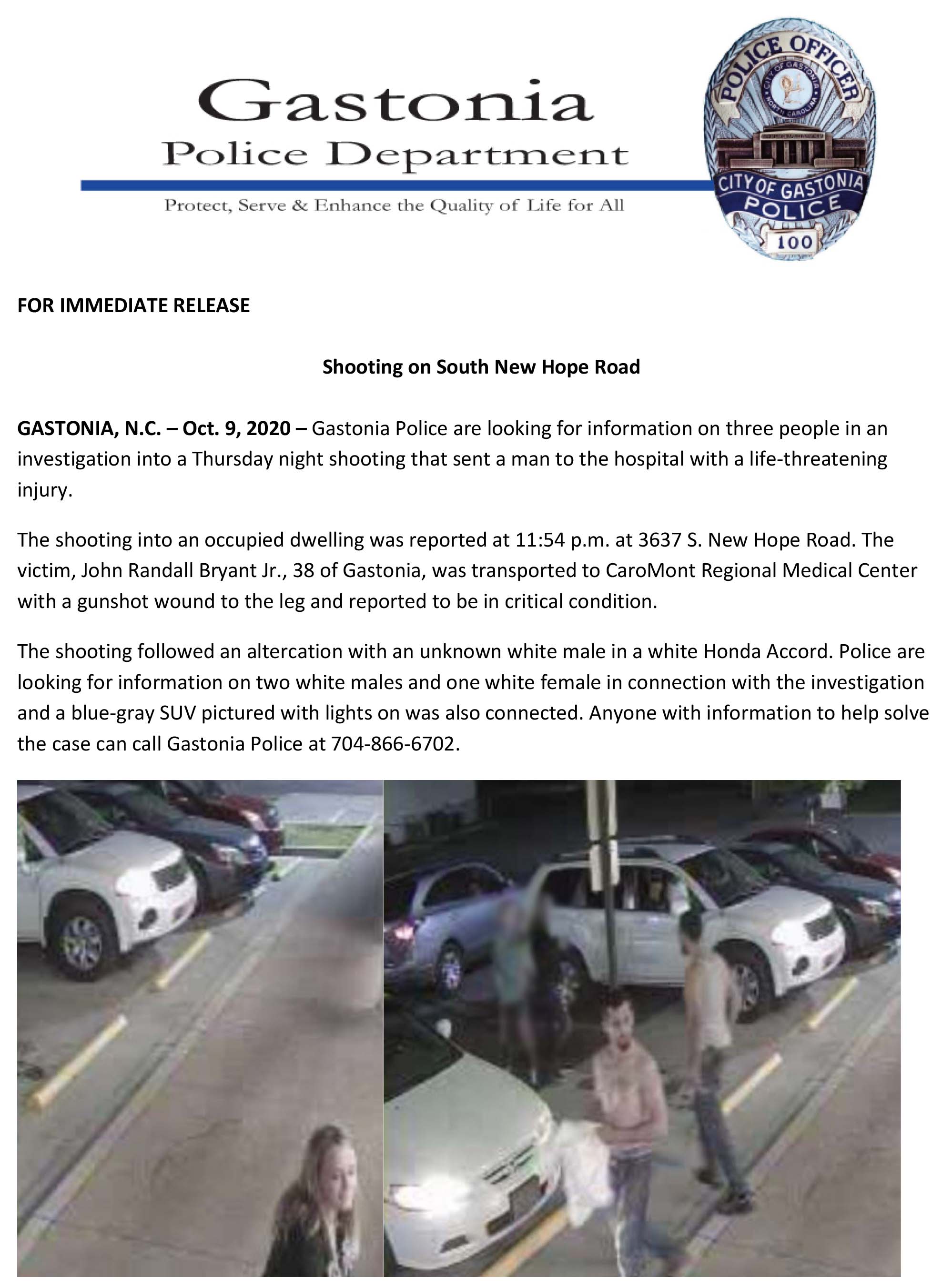 Shooting on South New Hope Rd web